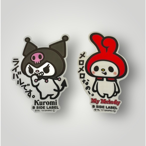 My Melody & Kuromi Kawaii Sanrio Collectible Sticker Set Japan NEW Free Shipping - Picture 2 of 10